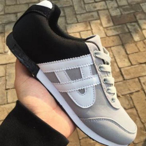

brand original casual shoes new arrival official clover woman and men skateboarding shoes casual sport outdoor sneakers good quality 099-1, Black