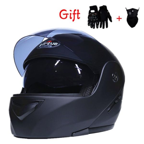 

motorcycle helmet modular double lens offroad motorcoss full face helmet racing flip up dual-use casque moto s-xl