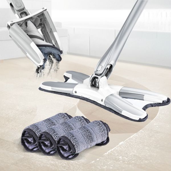 

floor squeeze mop set automatic x type squeeze mop hand washing microfiber cleaning for wash floor rag cloth spin