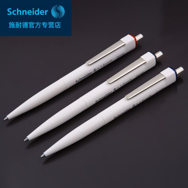 

germany schneider ballpoint pen k3 business office ballpoint pen, Blue;orange