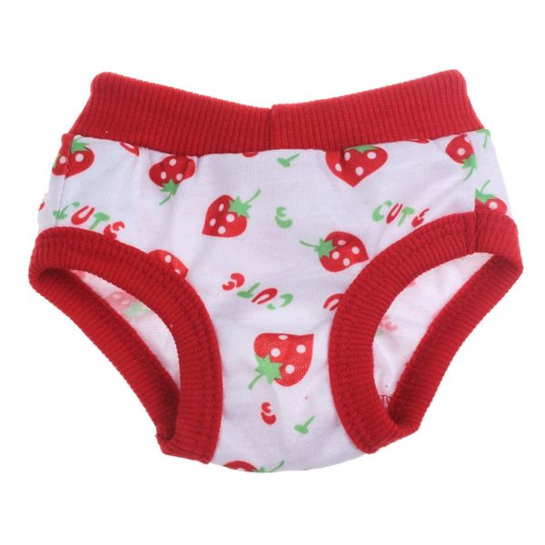 

female pet dog physiological menstrual hygiene pants estrus girl puppy period menstruation panty with strawberry supply