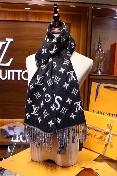 

fashion scarfs luxury scarf for man womens multiple uses shawl wool blend scarves 3 color size optional highly quality wsj011 size 170*30cm, Blue;gray