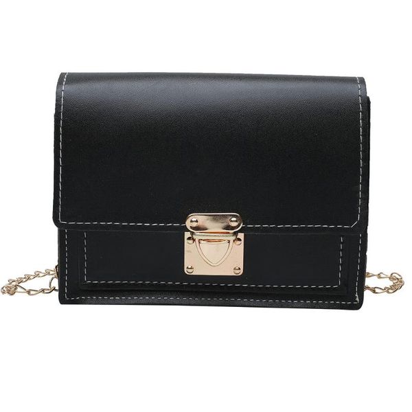 

ladies handbag wild shoulder crossbody bag summer girl solid color small bag female simple chain handbags and purses g2
