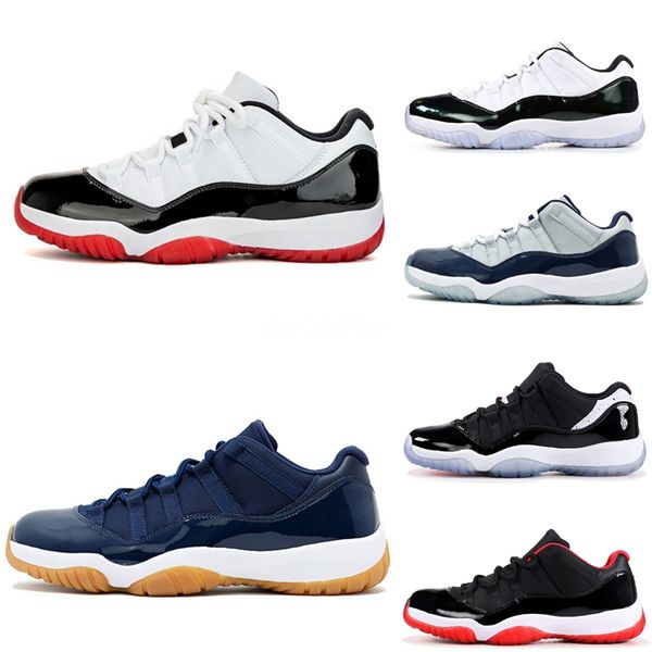 

men basketball shoes 11s low og wmns concord pine green travis scotts 11 bred concord space jam jumpman men sports sneaker #298