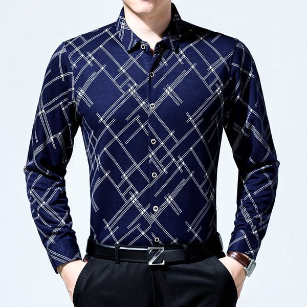 

good quality silky cotton striped men luxury dress down shirt mens casual slim fit shirts clothing long sleeve camisa masculina, White;black