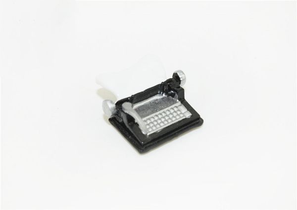 

wholesale 1:12 dollhouse miniature mini typewriter furniture toy match for doll forest animal family collectible gift