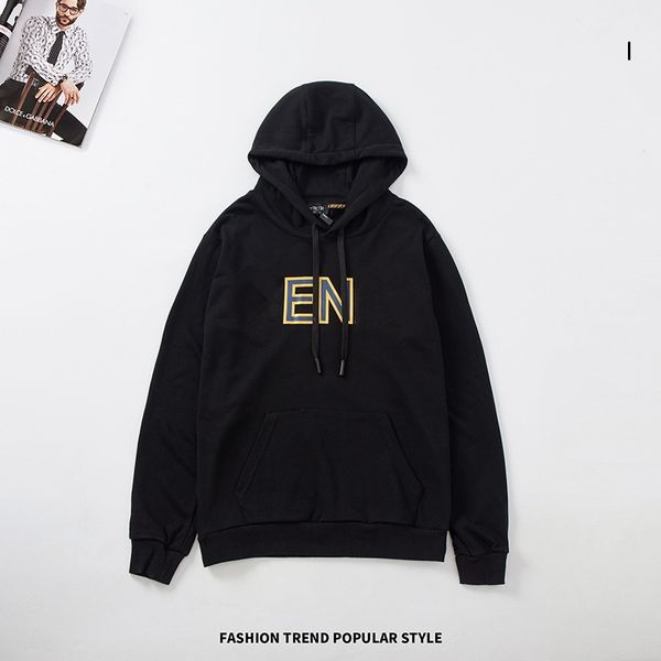 

designer hoodies for men long sleeve brand mens hoodies with letter fashion luxury street style sweatshirts for men mens clothing optional, Black