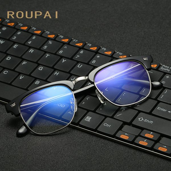 

new blue light blocking spectacles tr90 anti eyestrain decorative glasses light computer radiation protection eyewear, White;black