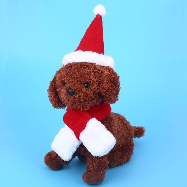 

cute lovelty pet dog cat caps scarf set christmas cosplay props accessories