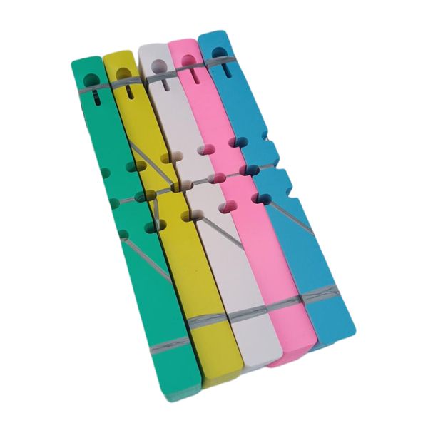 

100pcs colorful wrap around plastic plant tree tag nursery flower labels