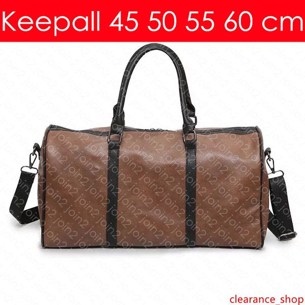 

keepall bandouliere 60 55 50 45 см модельера женская рать проездной вещевой мешок luxury tote роллинг softsided багажа аксессуары m41414