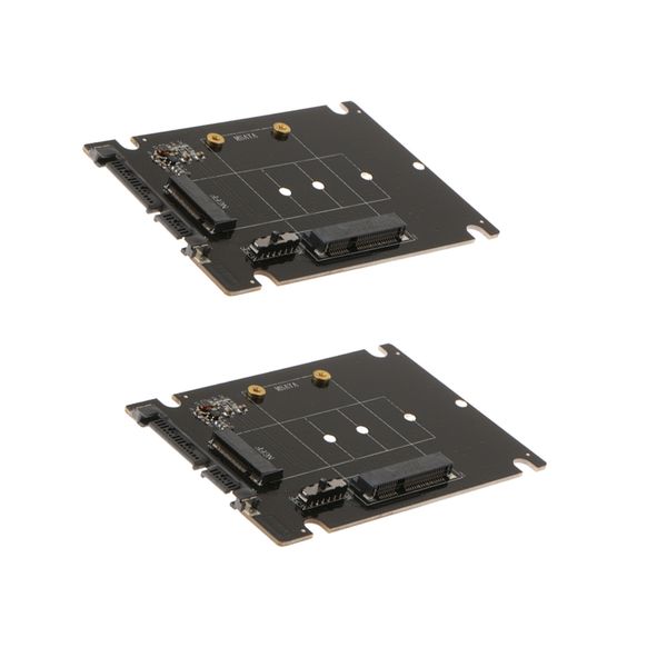 

2piece msata/m.2 2242/2260/2280(ngff)to sata ssd adapter card converter board