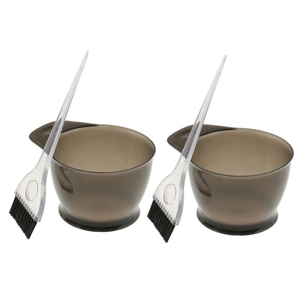 

professional hair colouring brush bowl tool for hair coloring set gray