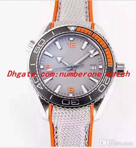 

luxury watch om cal.8900 automatic movement sport valjoux ceramic 43.5mm swatch waterproof mens watches, Slivery;brown