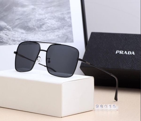 

discolour glass lens sunglasses men women circle sun glasses designer eyewear goggle mirror with brown case sunglasses, White;black