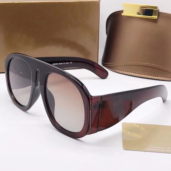 

designer luxury men and women brand sunglasses fashion oval sun glasses uv protection lens coating frameless plated frame with box 0152/s, White;black