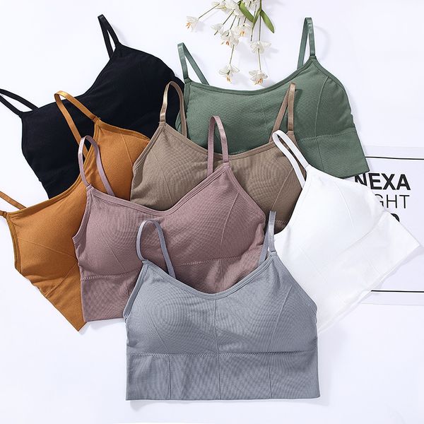 

women tank crop plus size underwear female crop lingerie intimates with removable padded camisole femme, Black;white