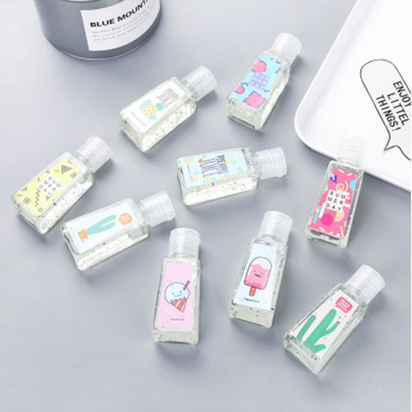 

30ml cartoon disposable liquid soap lotion portable hand sanitizer no clean detergent hand sanitizer gel random color