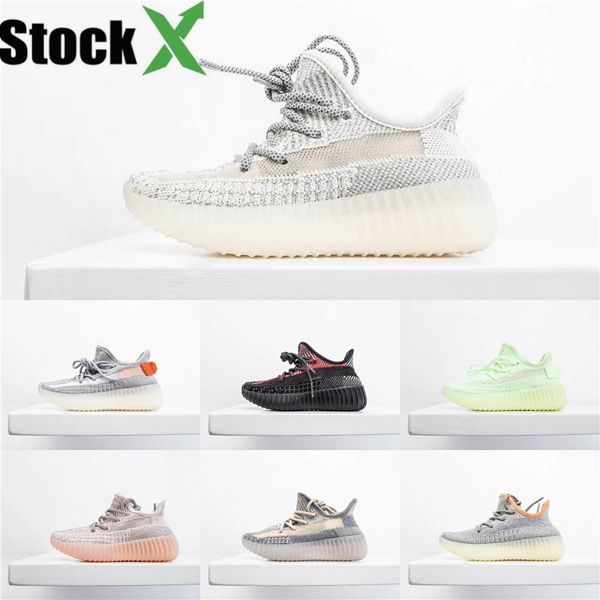 

2020 kanye west infant глина 72 малышей детские кроссовки статическая gid спорт проливным младенцев мальчиков девочек вскользь тапки # 122