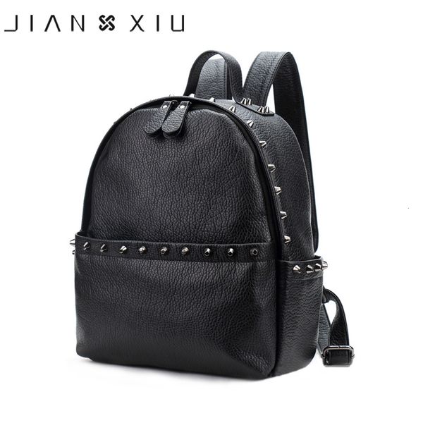 

jianxiu марка женщины рюкзак pu leather ранцы mochilas mochila feminina bolsas mujer рюкзаки rugzak back pack bag 2019 cj191213