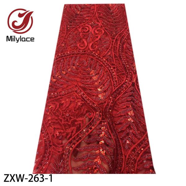 

red handmade beaded lace fabric with sequins heavy beaded lace fabric wedding embroidery zxw-263, Pink;blue