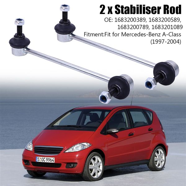 

yaterku 2 x link stabiliser rod brand new 2pcs car stabiliser rod aluminum alloy 1683201089 prevent the body from rolling#913g30