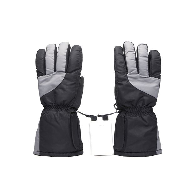 

electric five finger ski gloves 5th battery heating gloves thickening heating