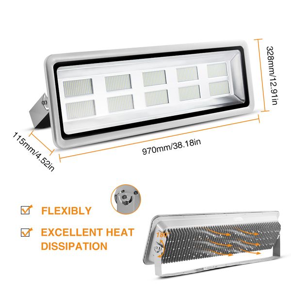 

50w светодиодный прожектор smd открытый лампы холодный белый 110-120в ip65 светодиодный светильник высокого bay light square освещение