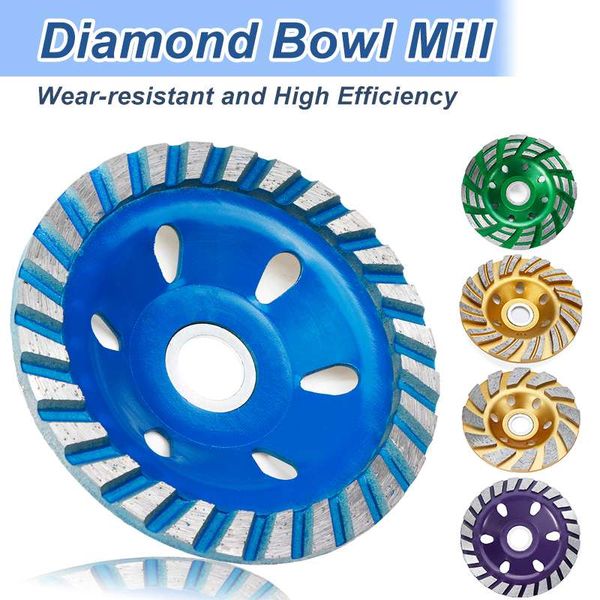 

professional 5 type 4 inch 100mm diamond grinding wheel disc bowl shape grinding cup concrete granite stone ceramics tools