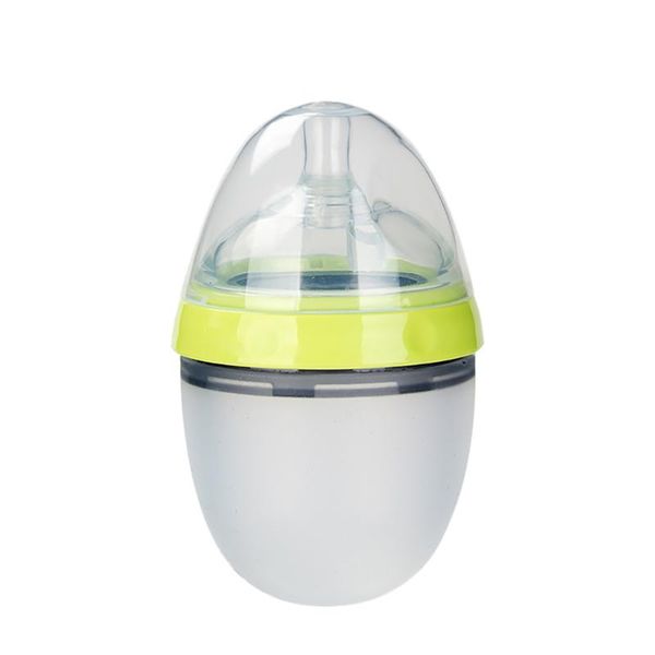 

wide mouth silicone bottle infant super large wide caliber bottle drop