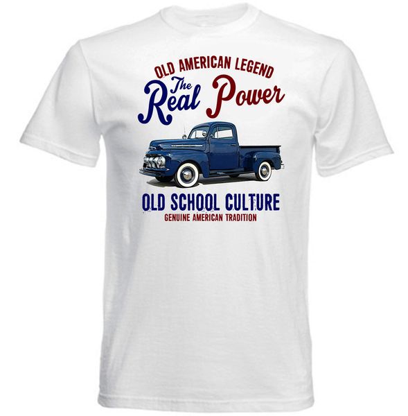 Vintage American Ford Pick Truck F1 New Cotton T Shirt Funny 100 Cotton T Shirt Harajuku Summer Base Shirt It Tee Shirts As T Shirt From Darkcup