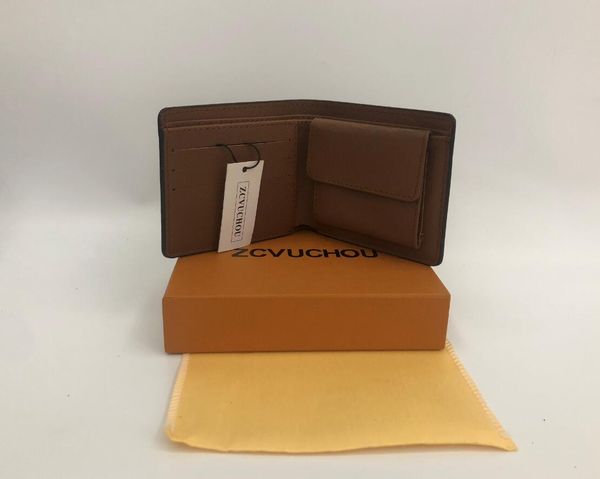 2020 Nuovi uomini migliori di qualità in pelle marchio classico portafoglio di lusso casual paragrafo designer di cardishholder washing wallet maschi