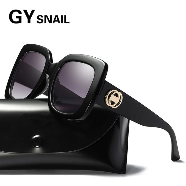 

sun design retro gysnail retro square style sunglasses glasses shades female brand polarized oculos glasses women feminino black eoanc, White;black