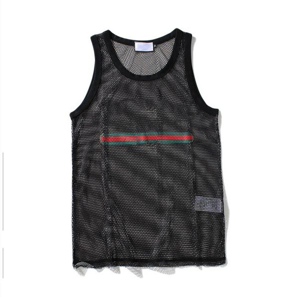 

fashion mens tank with letters sport bodybuilding brand gym clothes vests clothing perspective men' underwear m-xxl, White;black