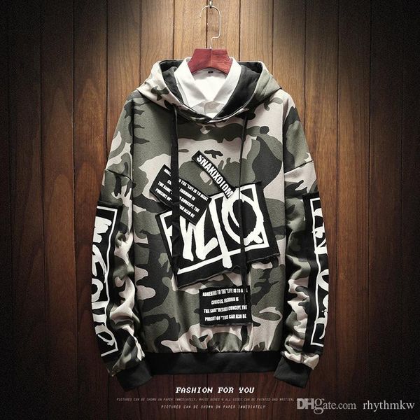 

men's hoodie, fashionable long sleeve pullover hoodie, big size loose spring and autumn style, army green /red, m-5xl size.