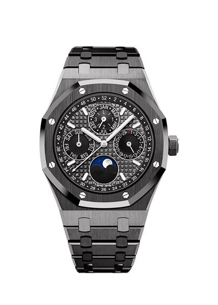 

jf imported clone original 5134 automatic mechanical movement fine steel watchband luxury mens watches montre de luxe designer watches, Slivery;brown