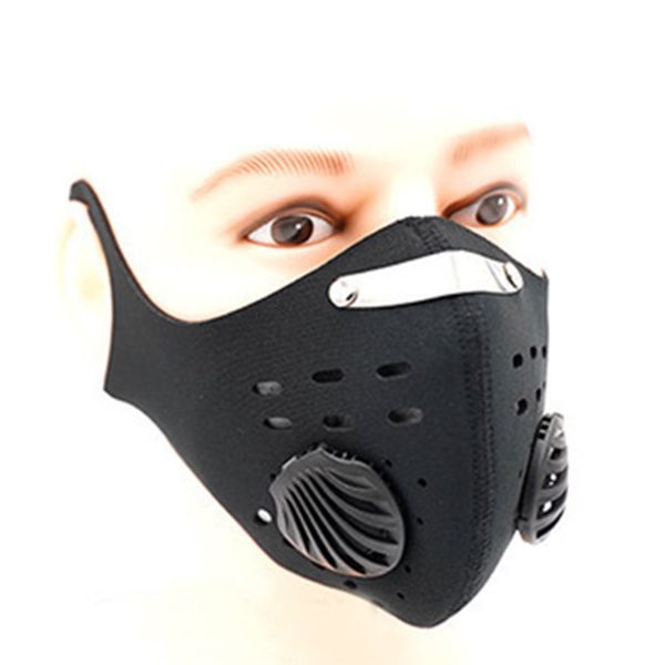 

велоспорт face sport training mask pm2. 5 anti-pollution running mask активированный угольный фильтр моющаяся маска с vavle