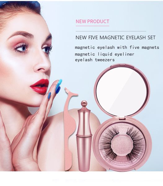 

3d норка ресницы magnetic liquid eyeliner с пинцет набор magnetic ресницы ложные наращивание ресниц водонепроницаемый норковые ресницы макия