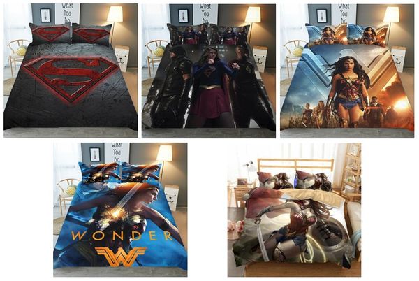 

dc character bedding printed bedding set down bedding set, double bed, full set, 's bed, king's bed