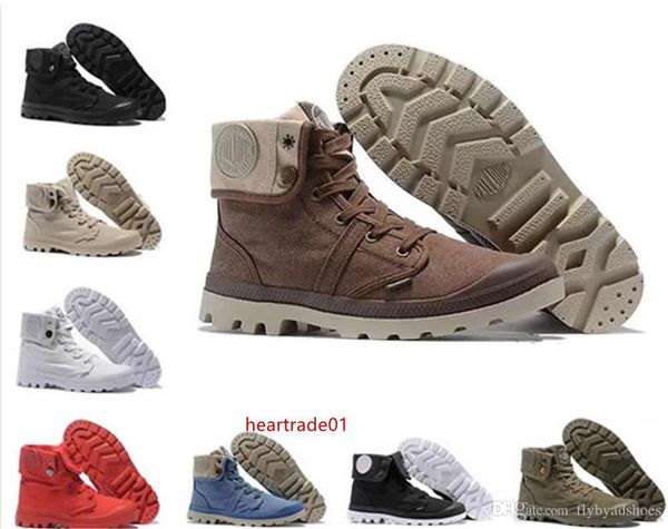 

sale designer shoes palladium pallabrouse men high-army military ankle boots canvas sneakers casual shoes man anti-slip sport shoes