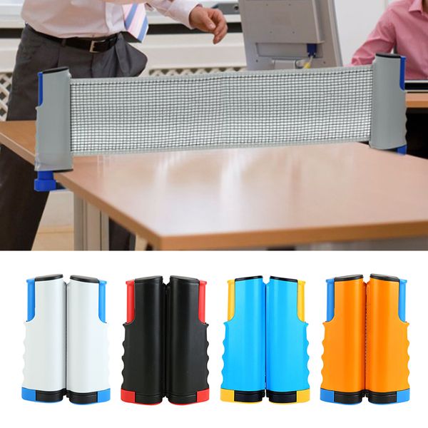 

4pcs retractable table tennis net grid mesh pong games playing net rack