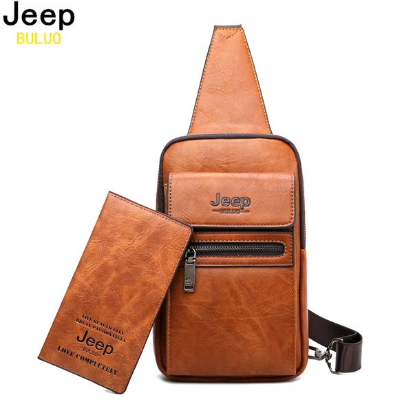 

jeep buluo высокого качества мужчины грудь сумки спилка большого размер плечо crossbody сумка для молодого человека известного бренд слинг с