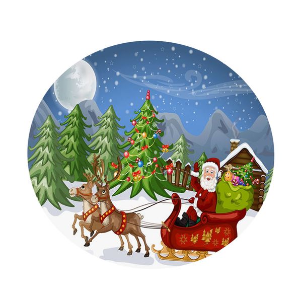 

round fitted tablecloth (table cover) tablecloth great for indoor and outdoor dining room