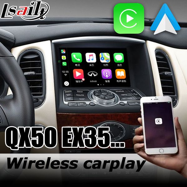 

carplay interface box for infiniti qx50 / ex35 j50 2012-2020 with g q70 qx60 qx70 qx80 ex25 android auto youtube play gps