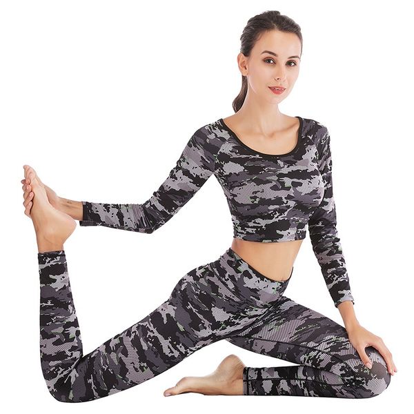 

quick dry elastic yoga set women sport suit print gym wear women sportswear jogging fitness workout clothes female tracksuit xl #954115, White;red