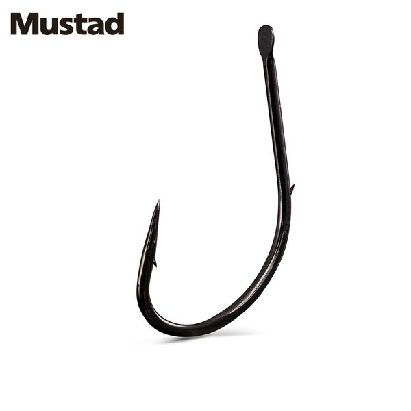 

1 packs mustad 10015 carbon steel fishing peche hooks barbed hook back barb carp shape anzol fishhooks mustad pesca hooks 4#-19#