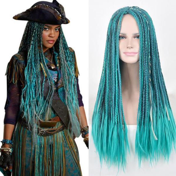 Cheap Braided Wigs 72cm Long Wavy Hair For African Braiding Hest