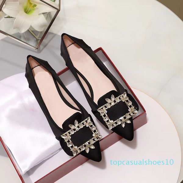 

loafers women mules flat shoes woman crystal ladies shoes pointed toe buty damskie fashion zapatos de mujer cozy sapato feminino t10, Black