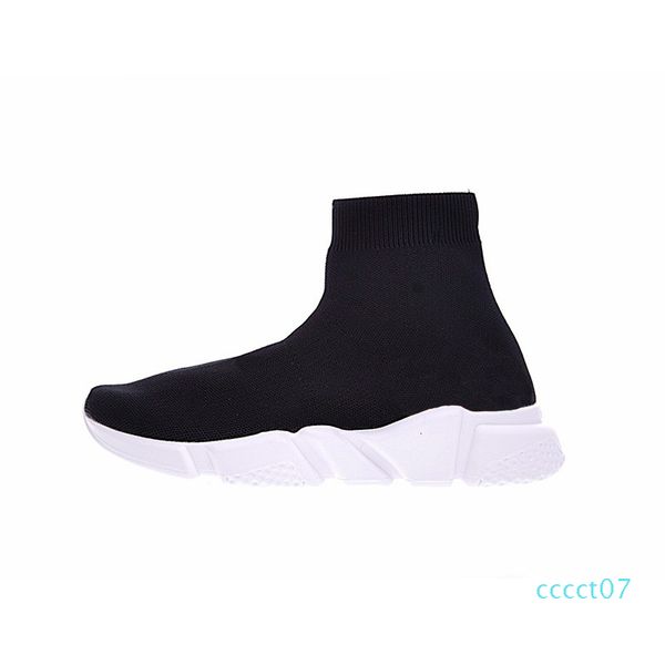 

новый тройной белый кроссовки для мужчин женщин speed ​​triple черный красный серый синий мода flat носок повседневная обувь speed ​​trainer