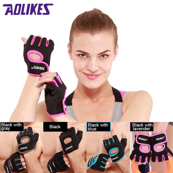 

aolikes 1 pair brand multifunction fitness sport gloves gym half finger weightlifting gloves exercise training